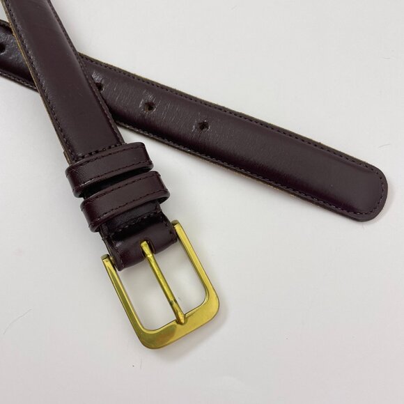 Coach Vintage Leather Belt 5700 Burgundy Men's 32 - Picture 2 of 10